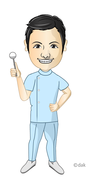 歯医者さん（似顔絵）