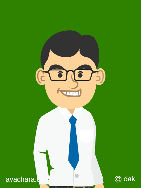 サラリーマン係長（似顔絵）