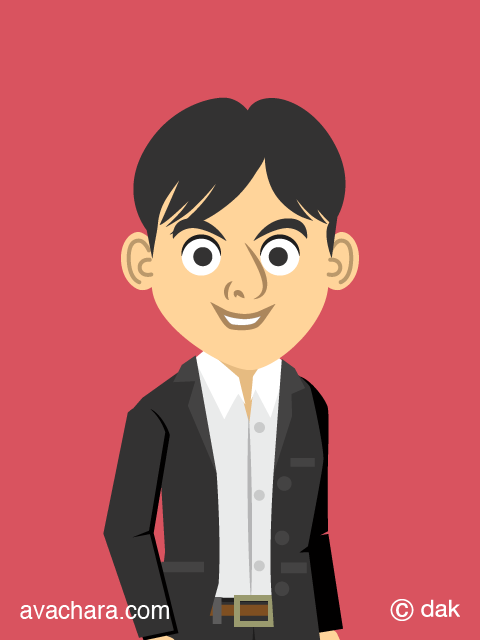 ラフサラリーマン（似顔絵）