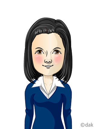 30代女性（似顔絵）