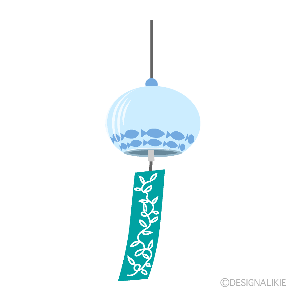 魚模様の風鈴