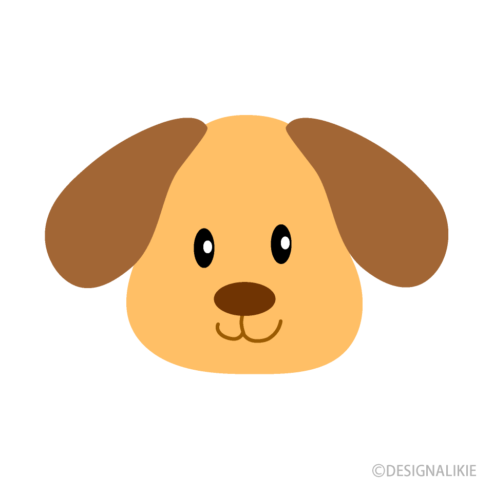 かわいい犬の顔