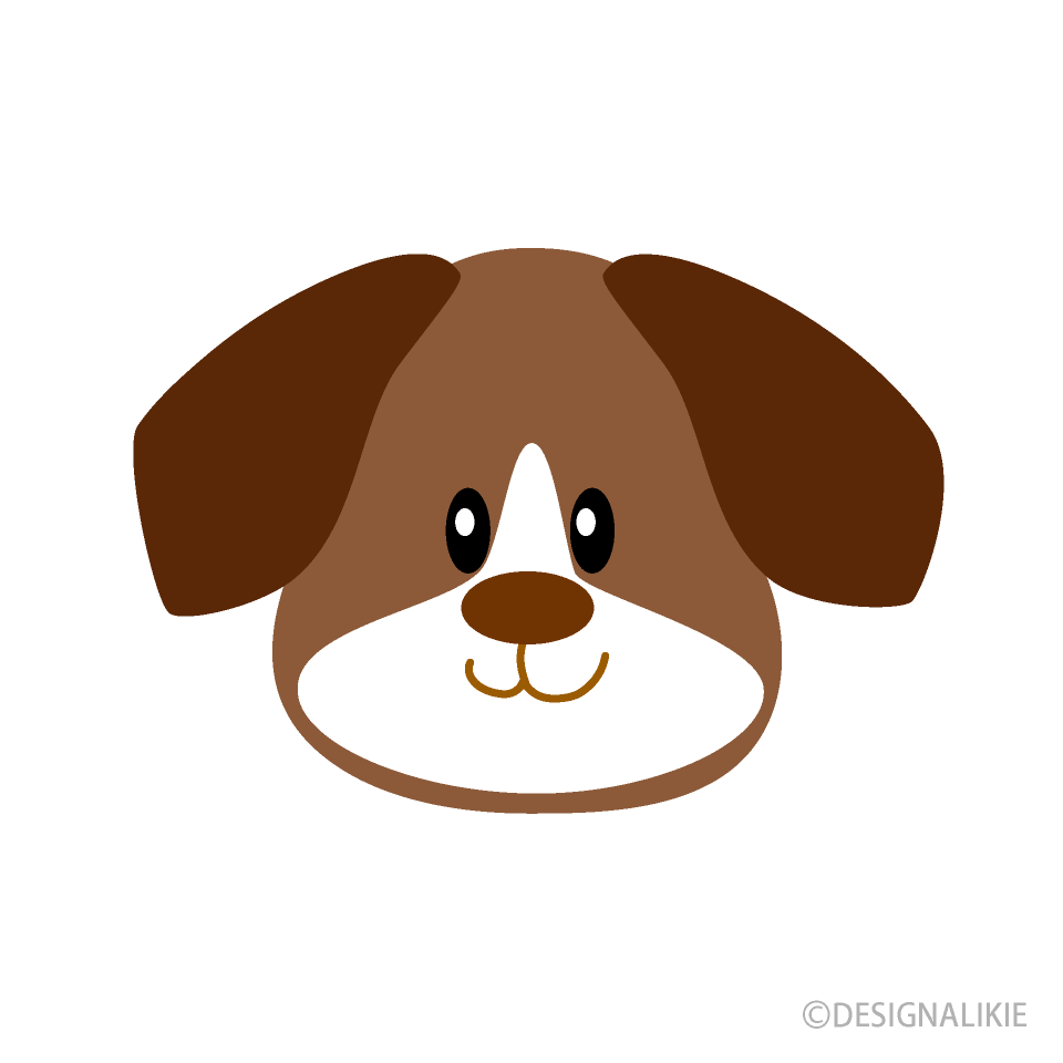 ビーグル犬の顔