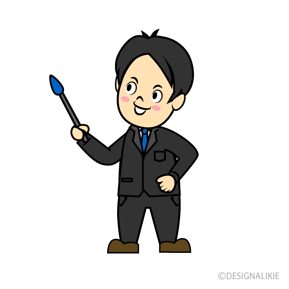 プレゼンテーションするビジネスマン