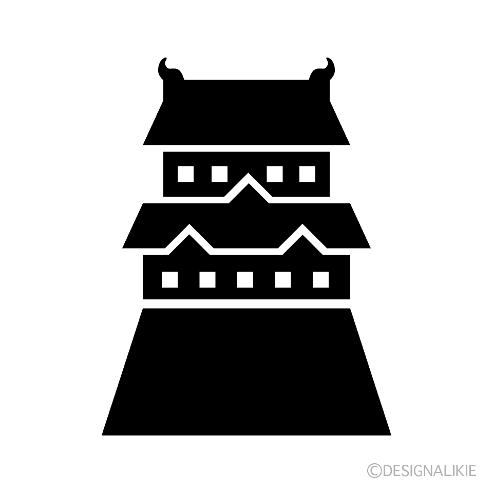 お城シルエットマーク