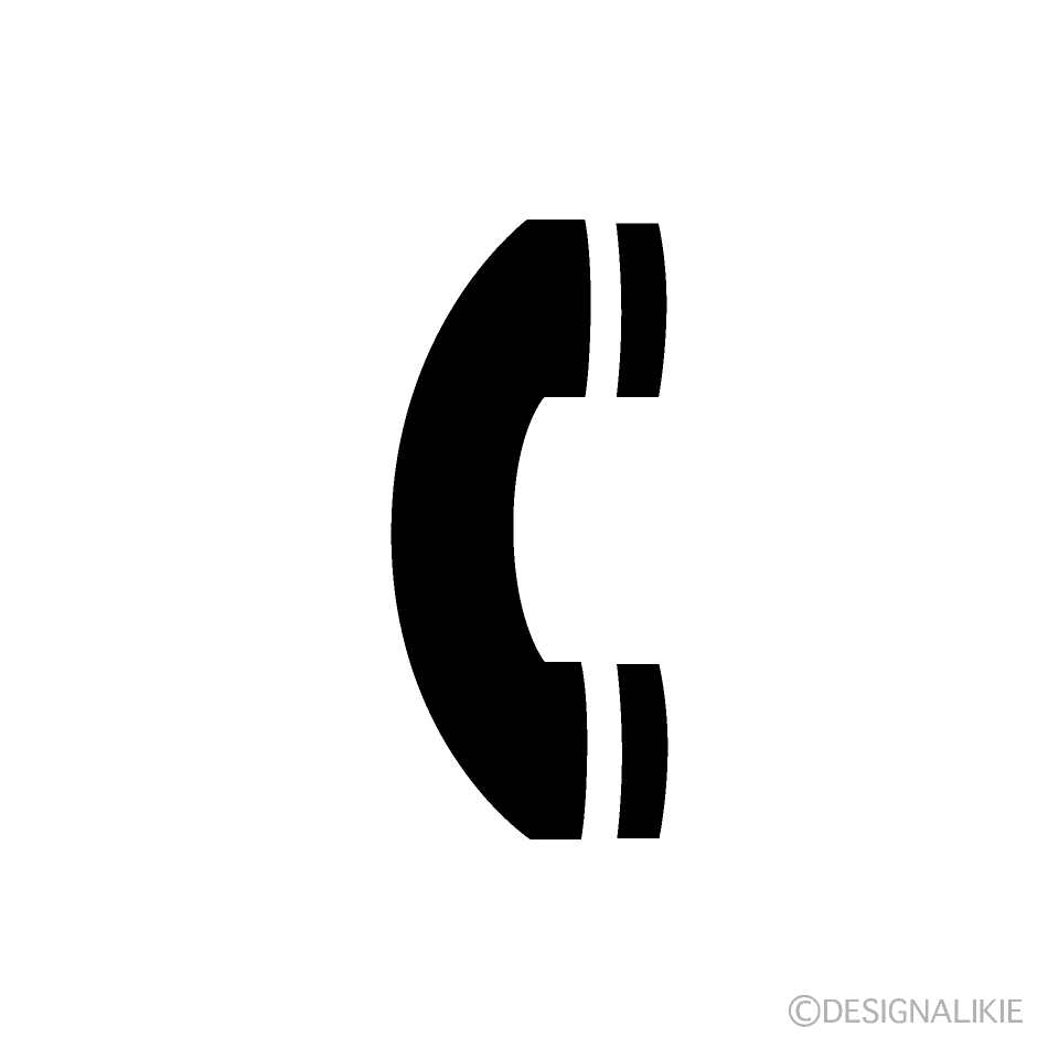 電話シルエットマーク