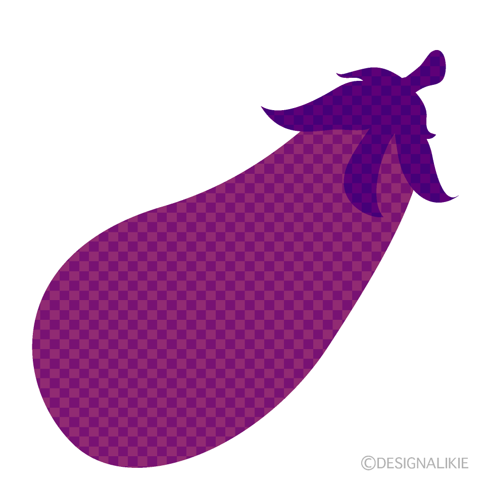 茄子（チェック柄）