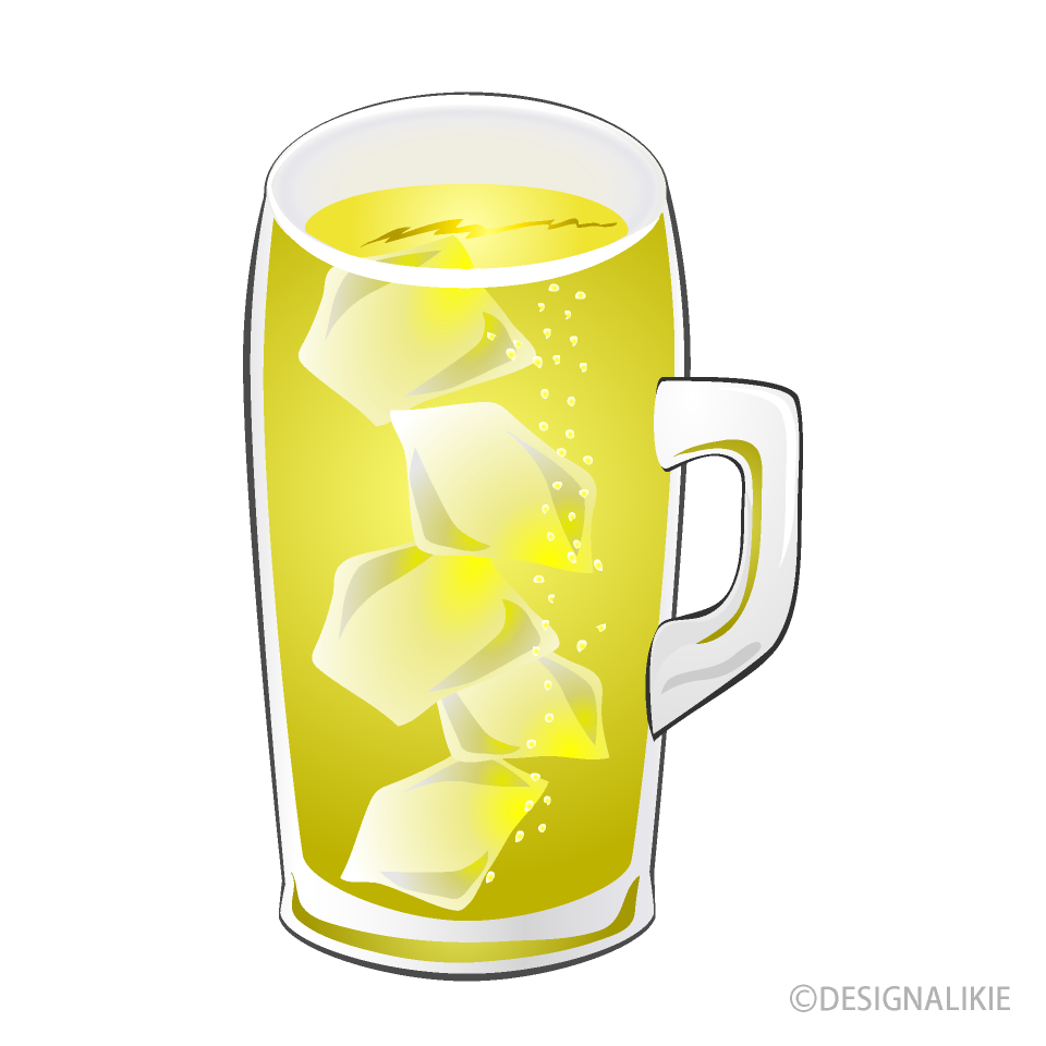 ジョッキの酎ハイ