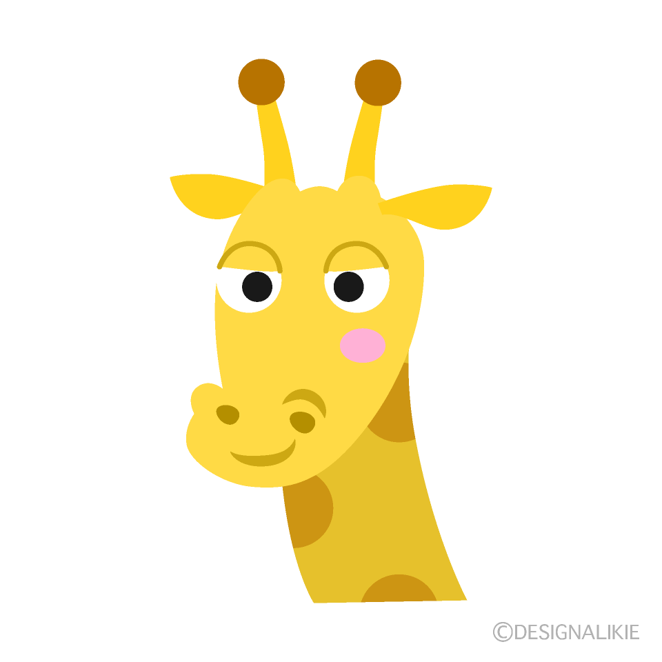 やさしいキリンの顔