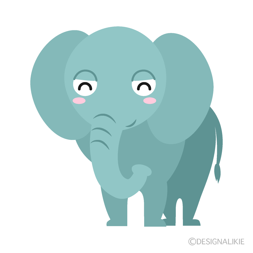 笑ったゾウ