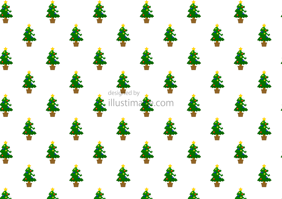 クリスマスツリーパターン壁紙