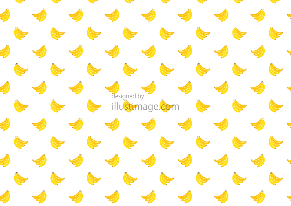バナナ柄の壁紙