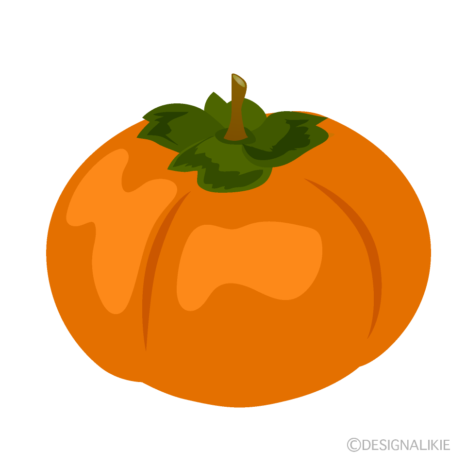 シンプルな柿