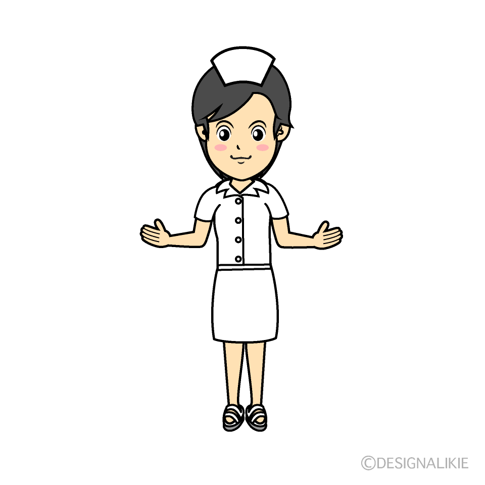 白衣の看護師