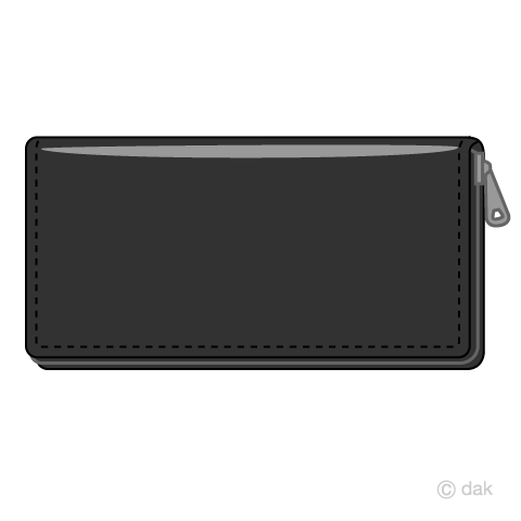 黒革財布