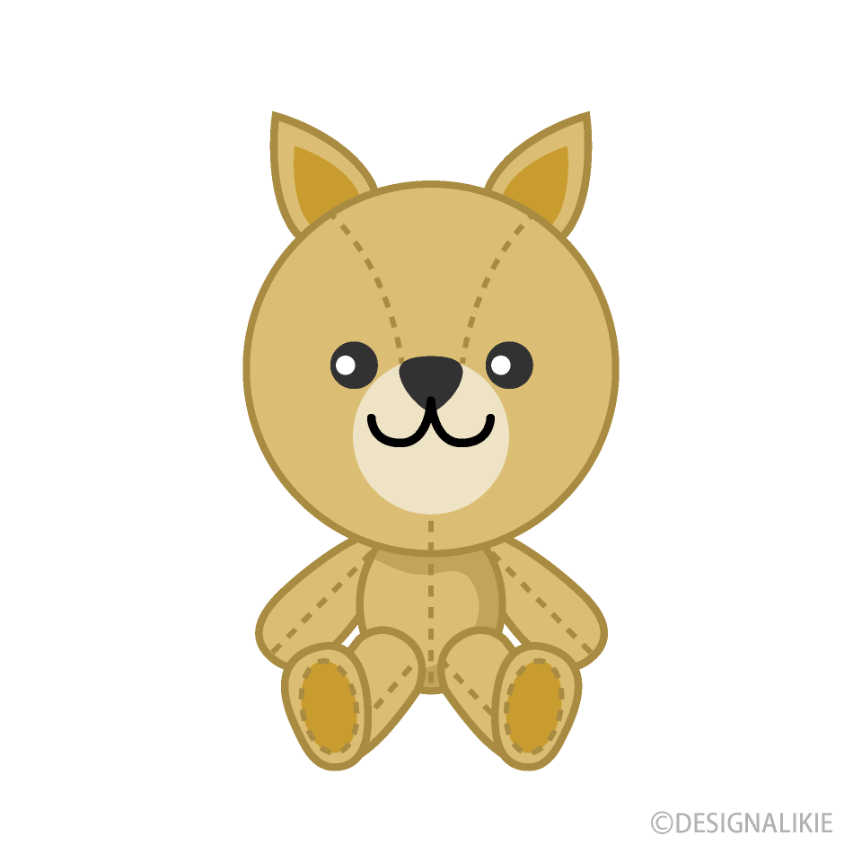いぬのぬいぐるみ