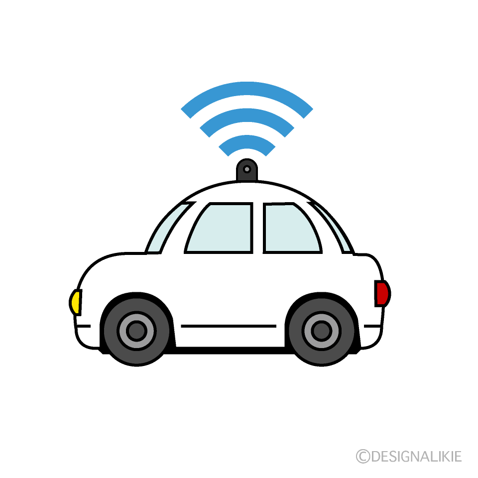 自動運転の車