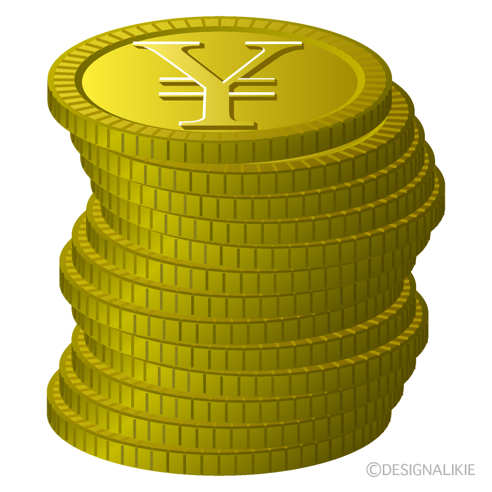 積まれた日本円金貨