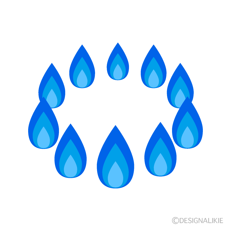 ガスの火