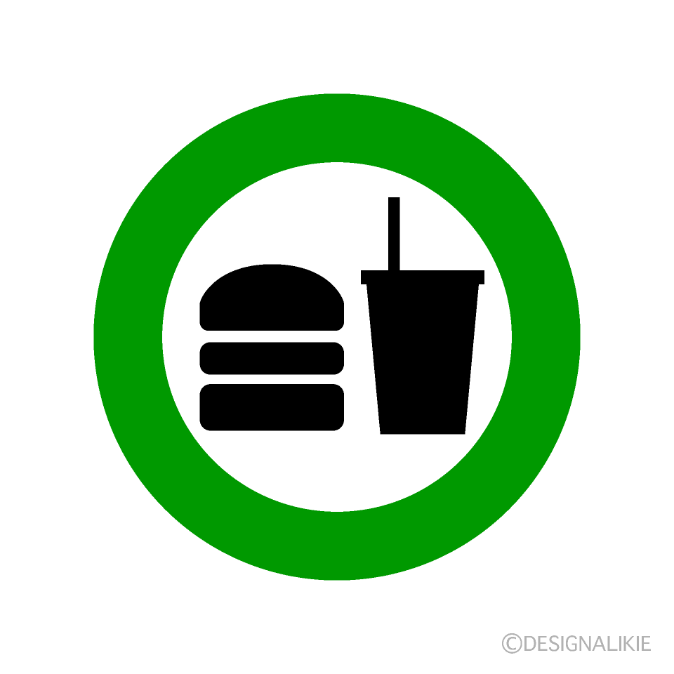 軽食エリアマーク