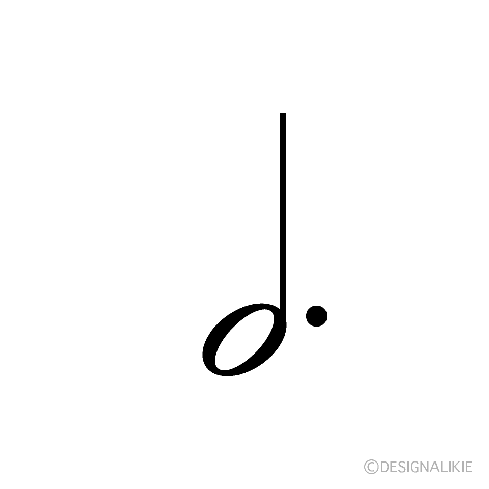 付点二分音符