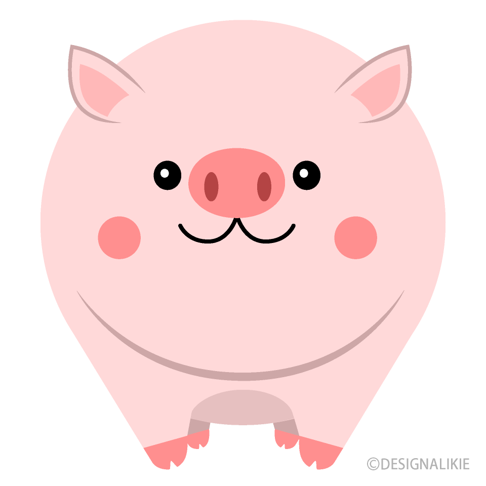 丸々した豚ちゃん