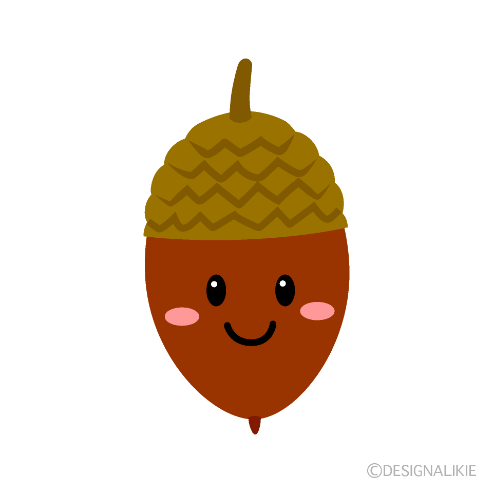 かわいいドングリキャラ