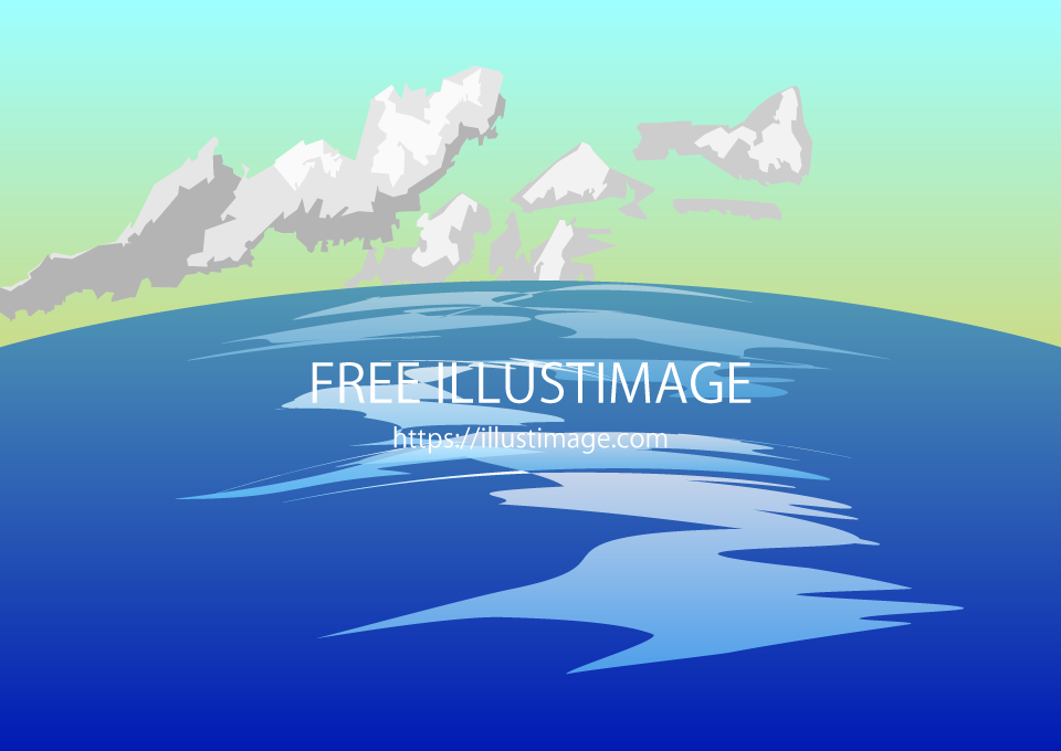 大海の地平線
