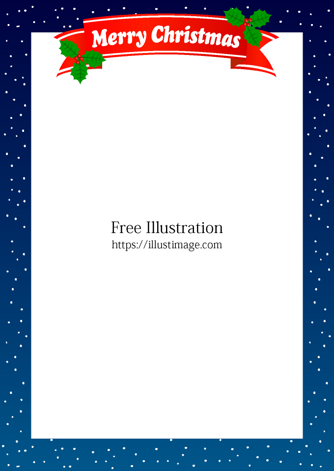 雪降る夜のクリスマス枠