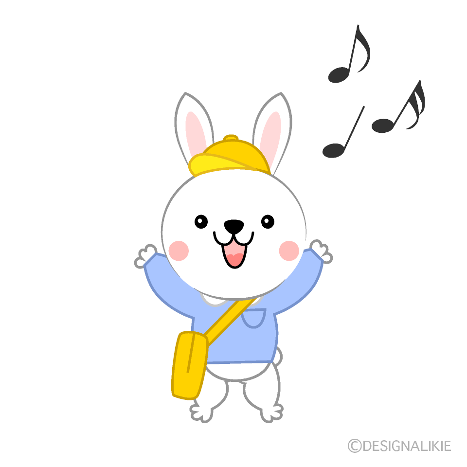元気いっぱいの可愛いウサギ園児