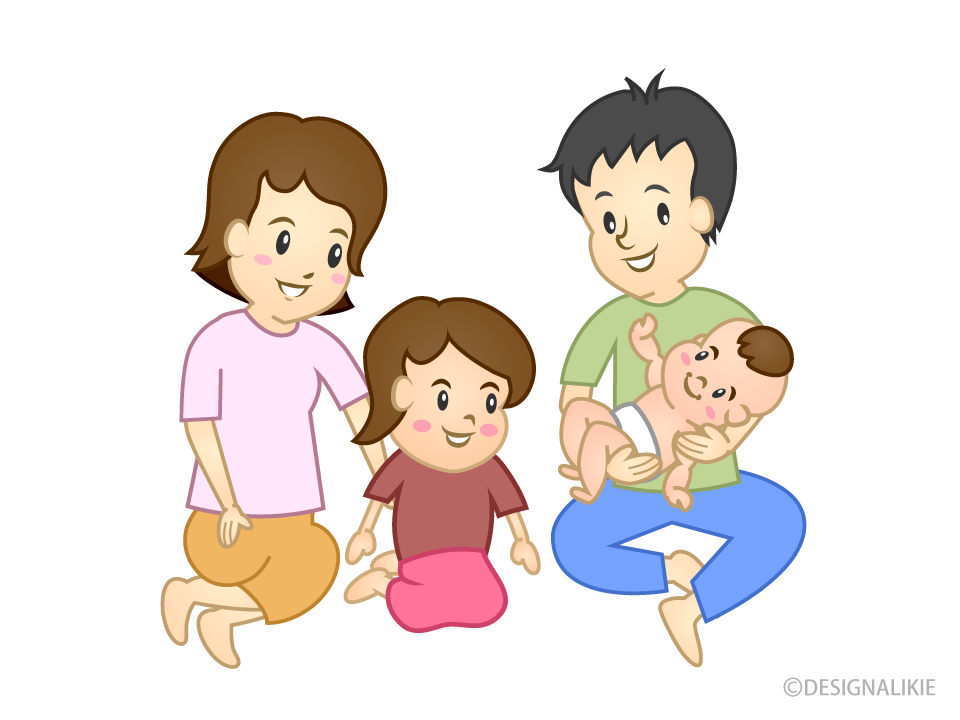 赤ちゃんと家族