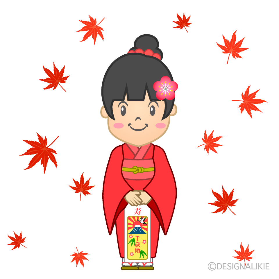 七五三の女の子