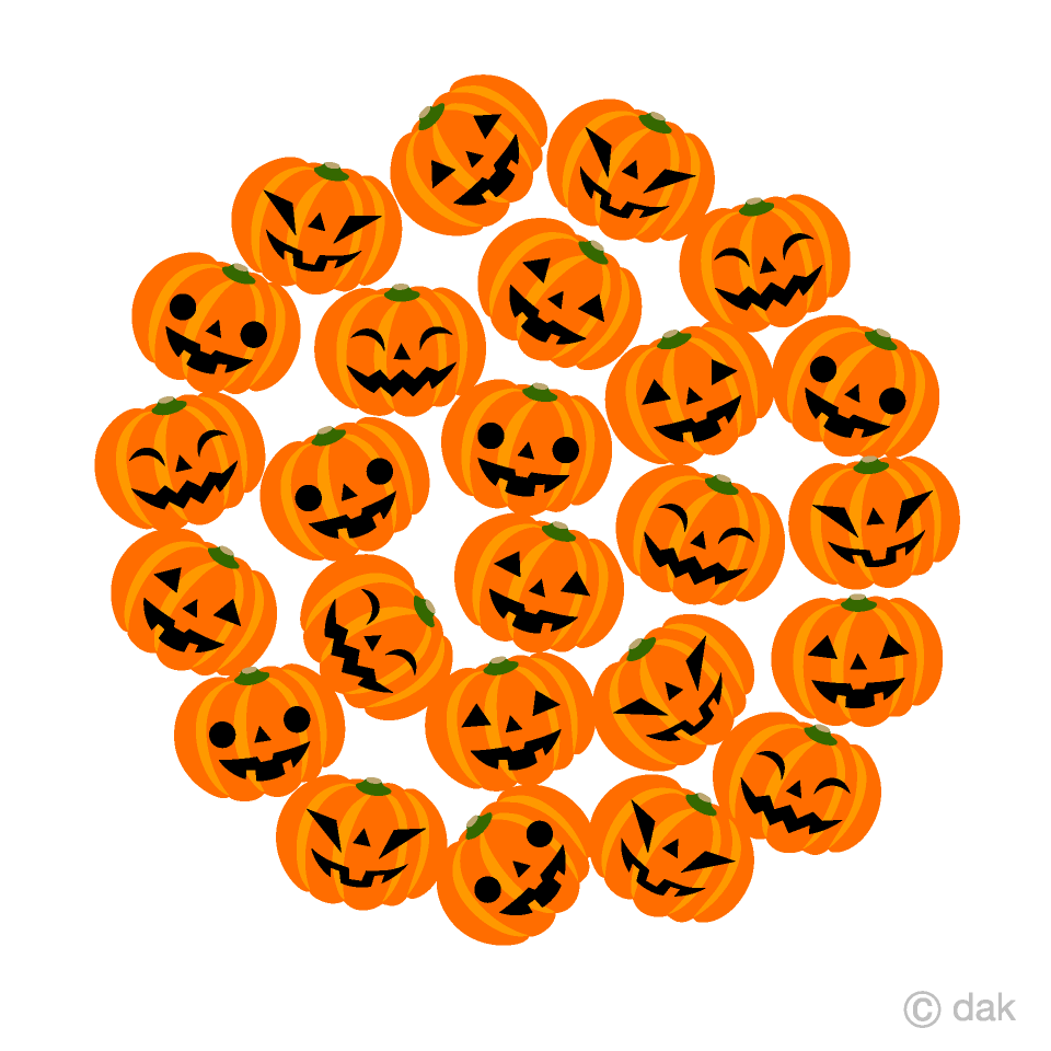 ハロウィンかぼちゃサークル