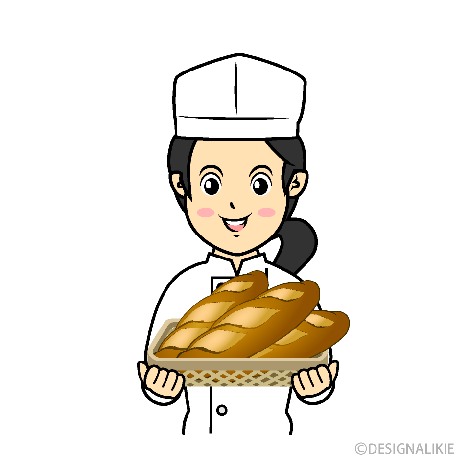 パン屋の女性店員