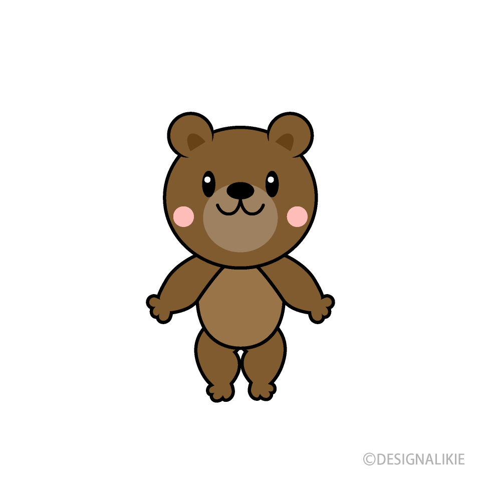 かわいいクマキャラ