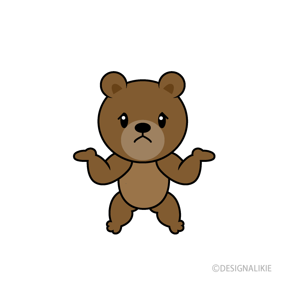 困るクマキャラ
