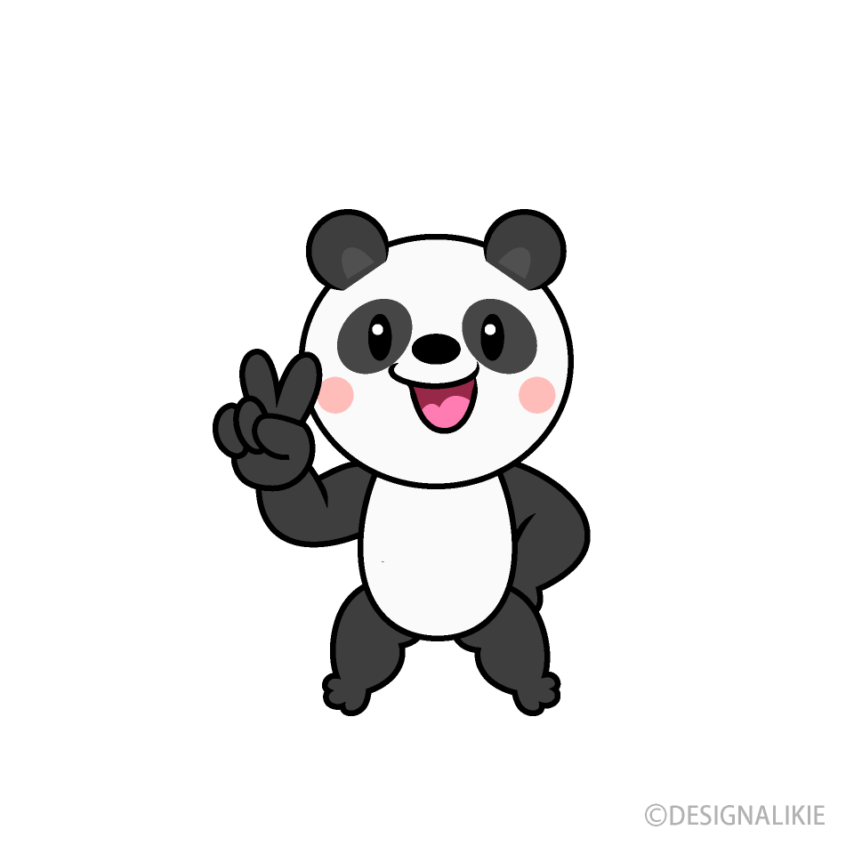 ピースのパンダキャラ