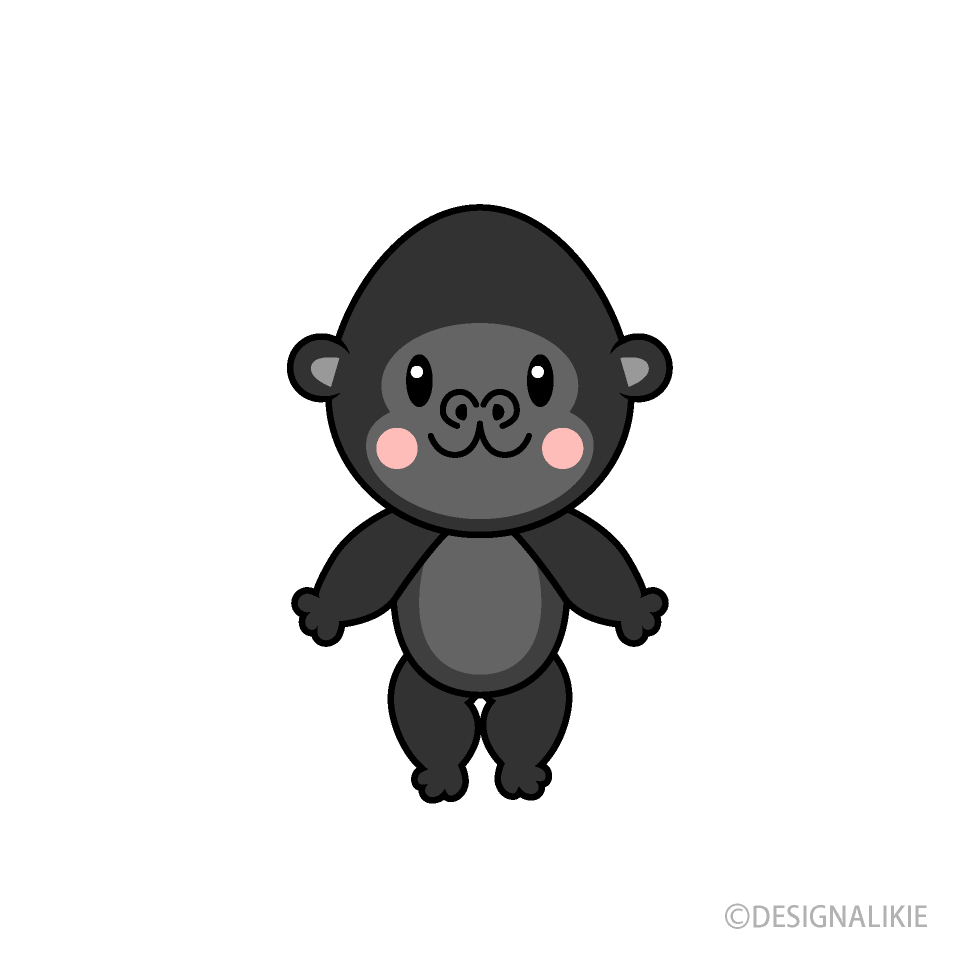 かわいいゴリラキャラ