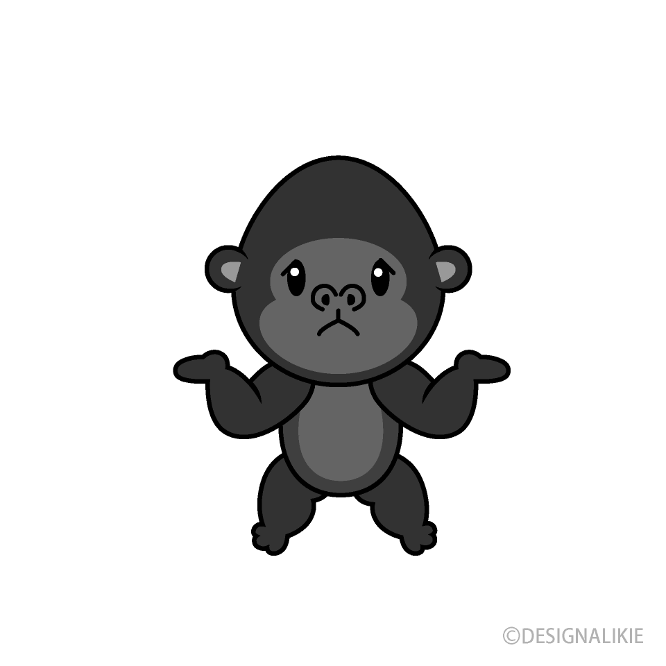 困るゴリラキャラ