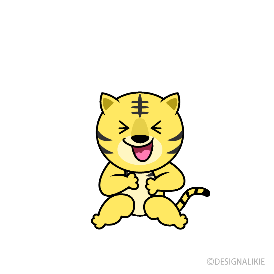 笑顔のトラキャラ