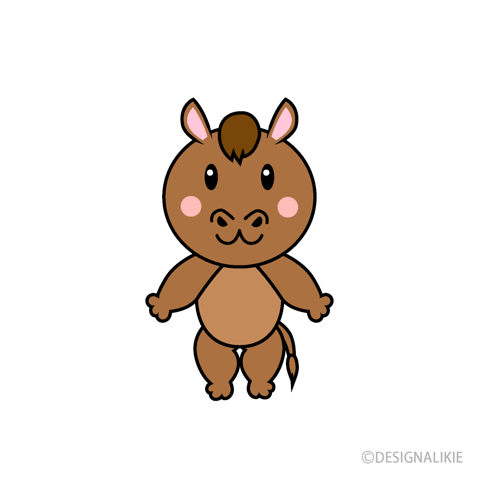 かわいい馬キャラ