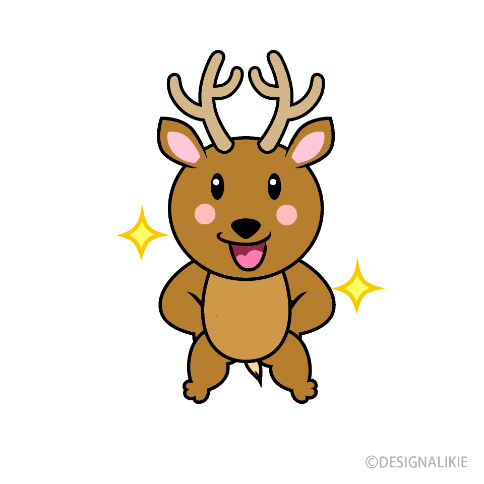 自信のシカキャラ