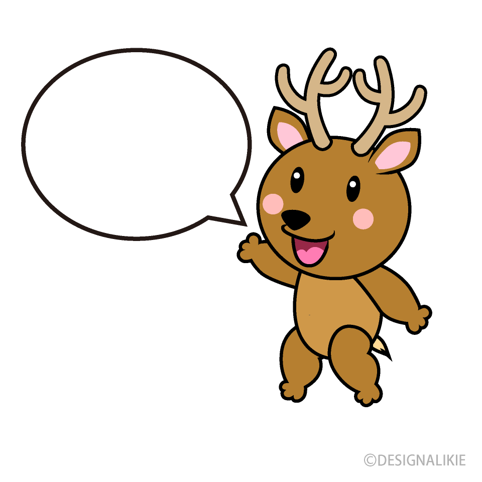 話すシカキャラ