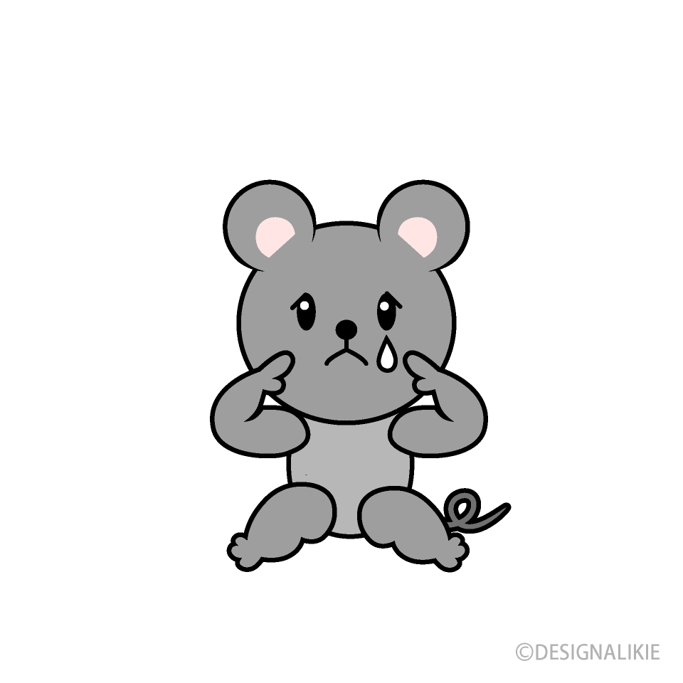 悲しいネズミキャラ