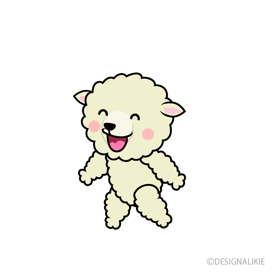 歩くヒツジキャラ