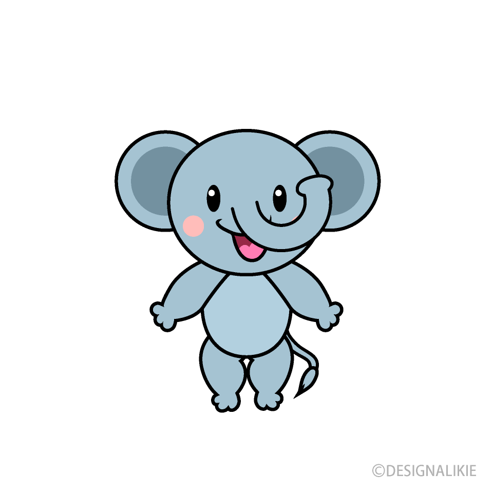 かわいいゾウキャラ