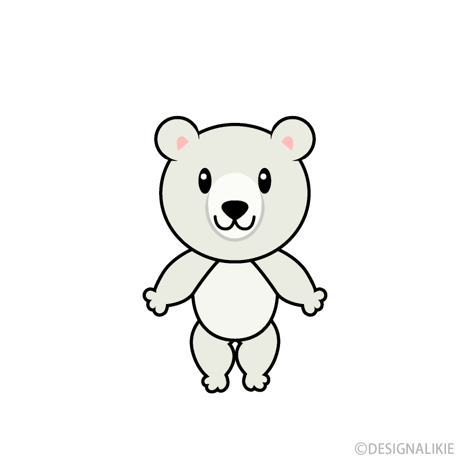 かわいいシロクマキャラ