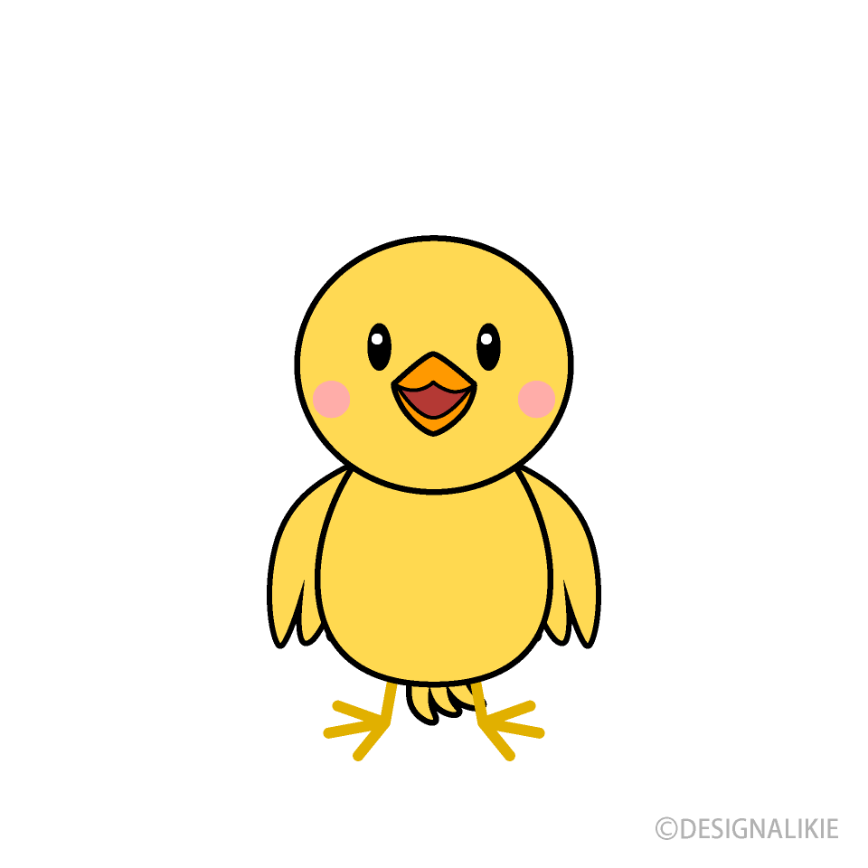 かわいいヒヨコキャラ