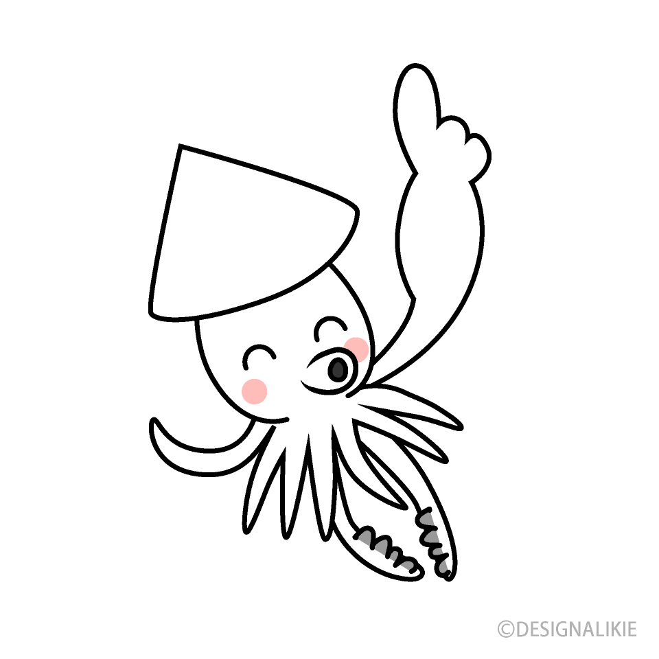 ナンバーワンのイカキャラ