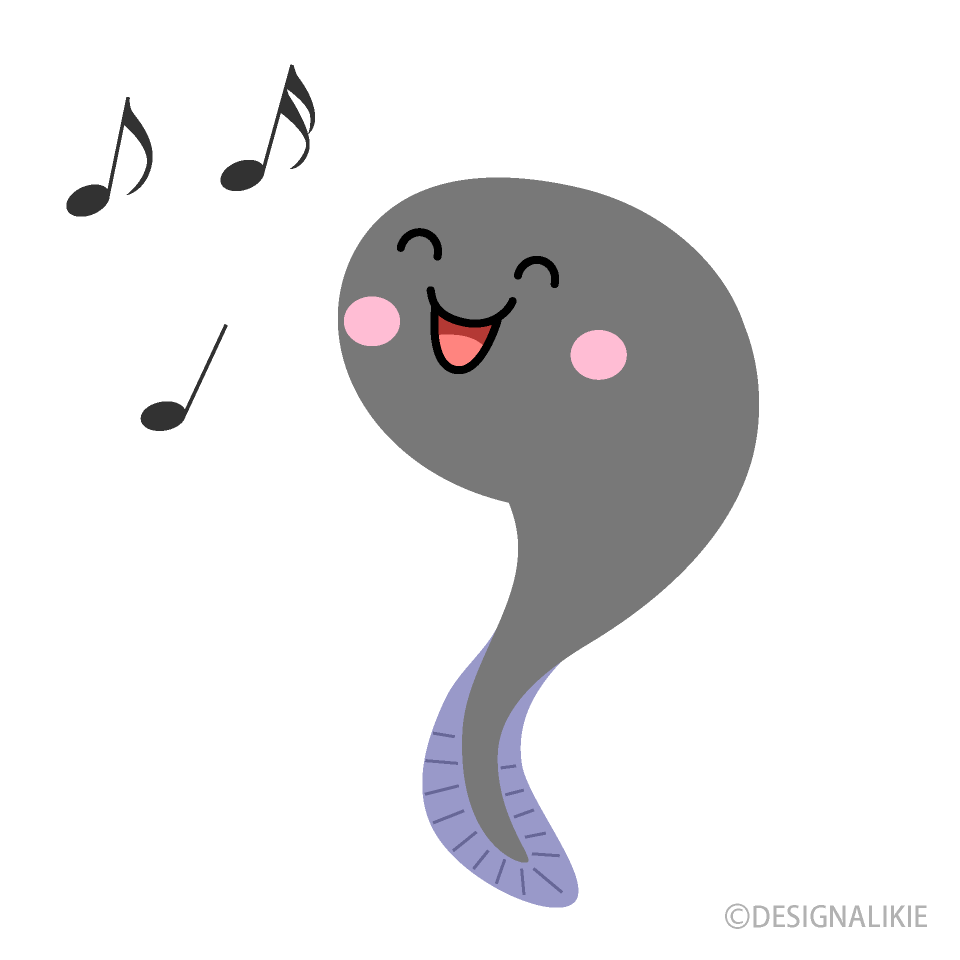 歌うおたまじゃくしキャラ